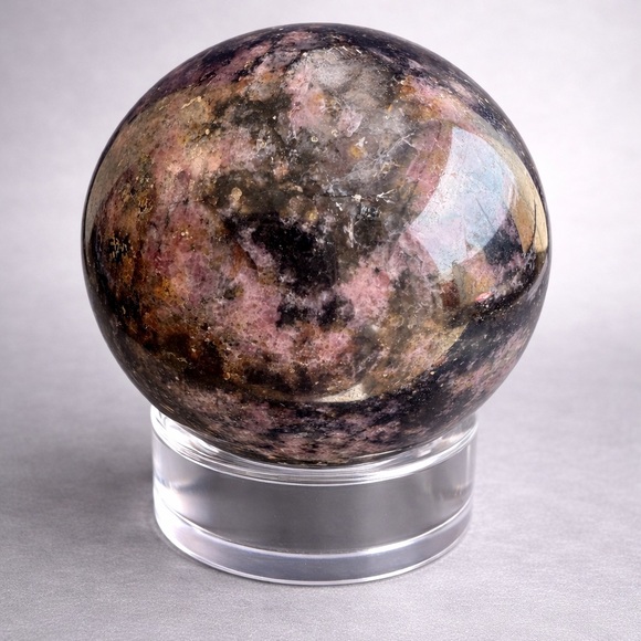 Other - Polished Rhodonite Sphere (Brazil)